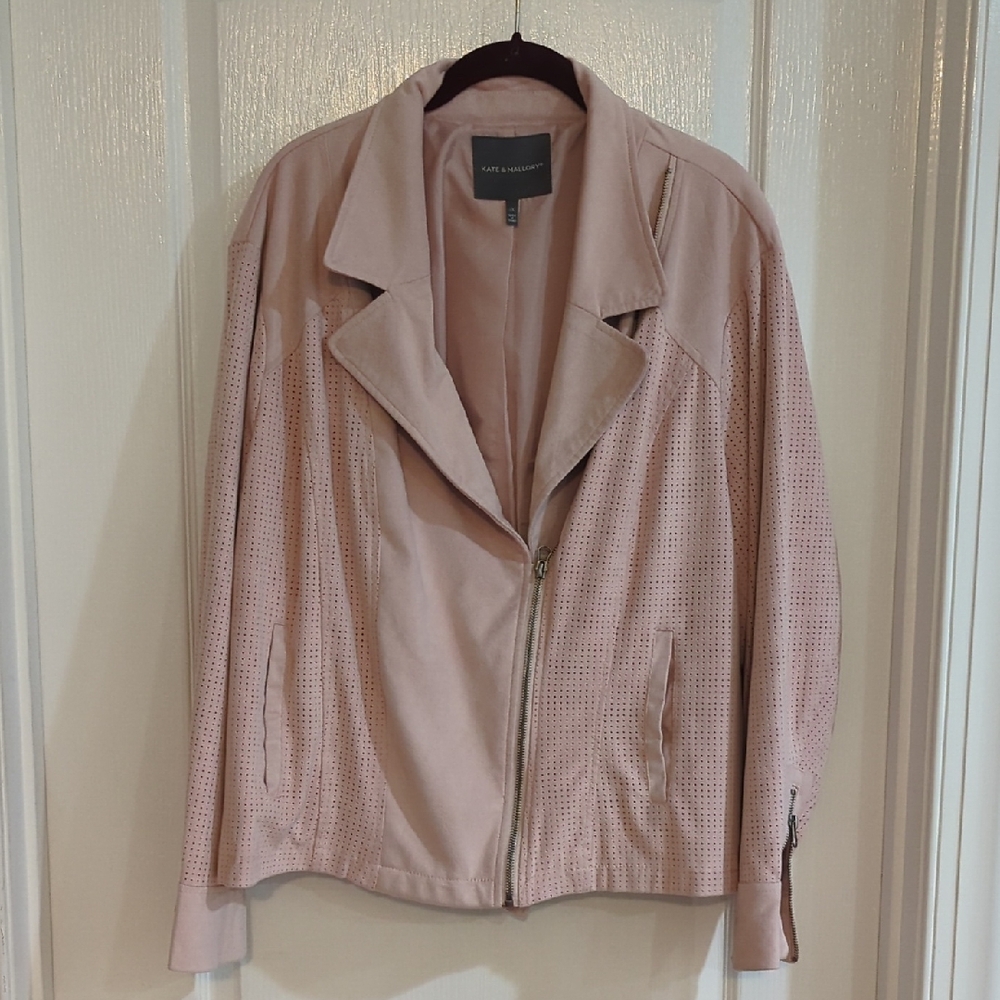 Kate & Mallory Baby Pink Blazer GUC Sz 2x